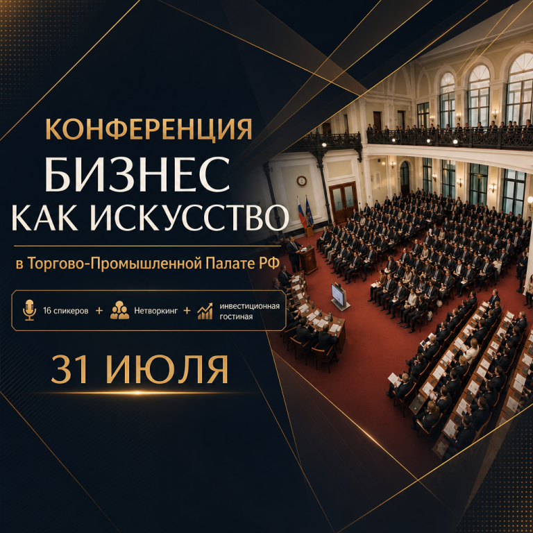 Конференция «Бизнес как искусство» в ТПП РФ: деловая повестка в окружении шедевров